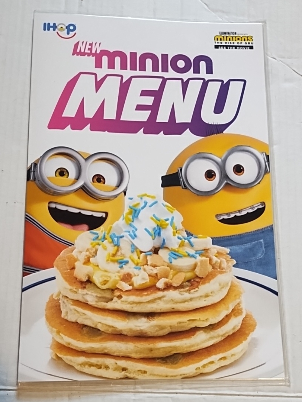 New Minion Menu Pancake Promo Ihop Menu